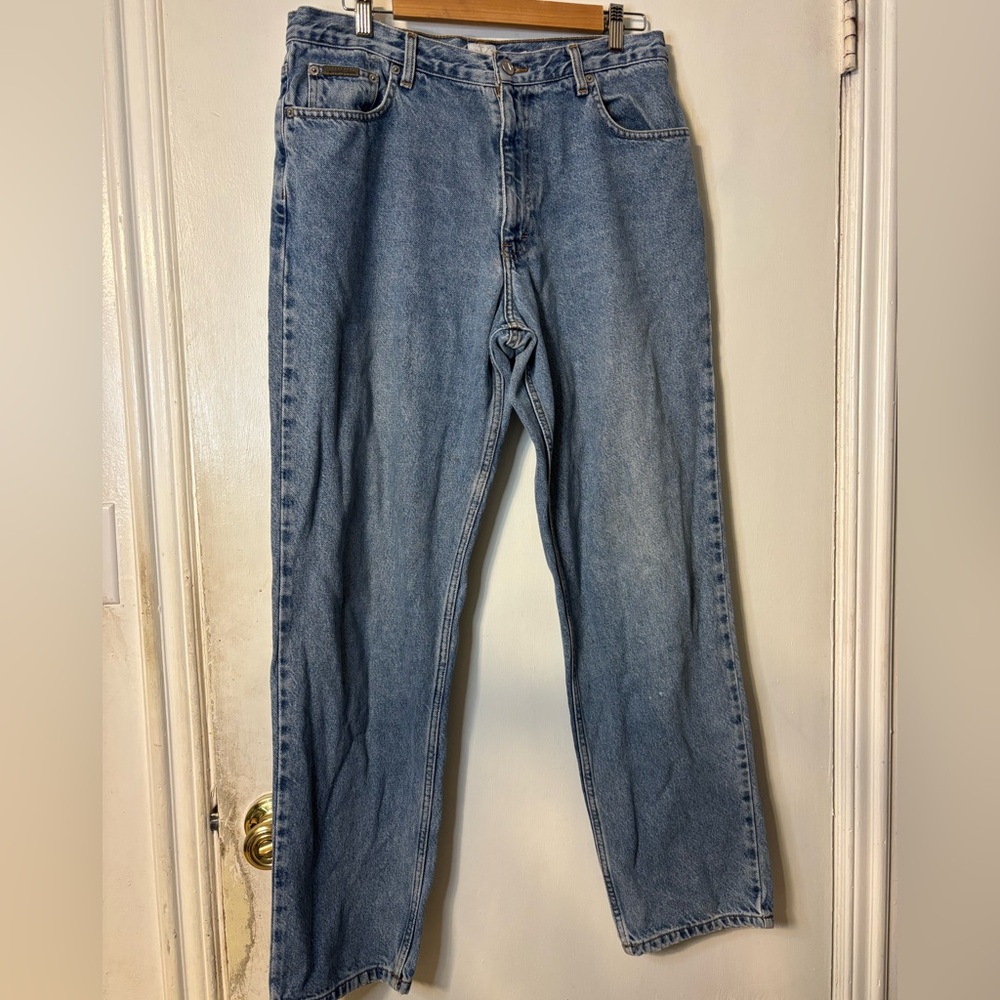 Vintage Classic Blue Denim Jeans - Picture 3 of 10